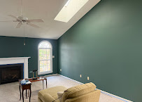 Vaulted Living Room Accent Wall