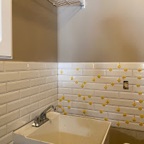 Subway Tile Backsplash & Vanity