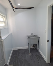 Laundry Room Build-Out with LVP Flooring